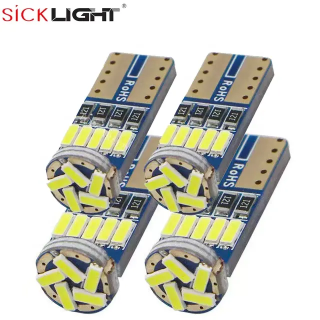 סופר canbus t10 מכשיר אור פנים רוחב הוביל 12v 4014 15smd המכונית האינסוף פנים קריאה אור