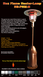 Chauffage extérieur au propane Partie de patio <span class=keywords><strong>Lampadaire</strong></span> en acier inoxydable 48000 BTU Large - Product Image 2