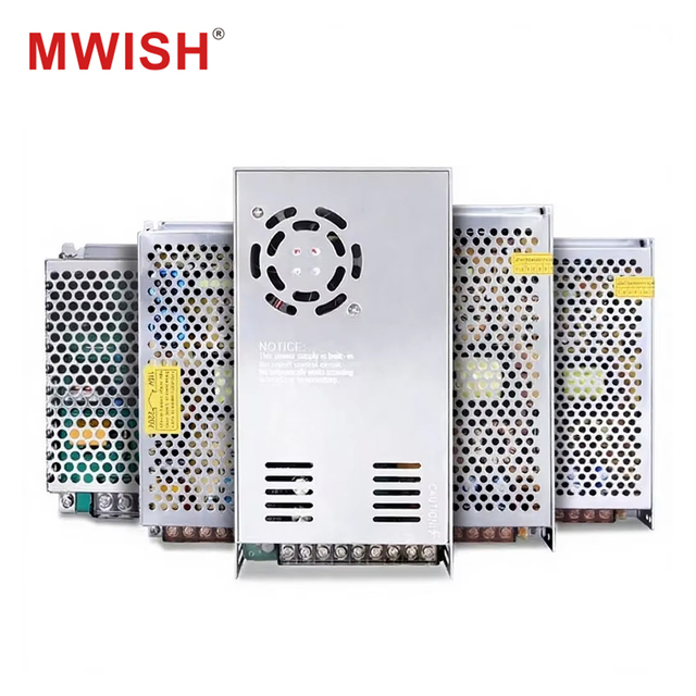 MWISH S Series 12V 24V 36V 48V Switching Power Supply Stable Power for Factory Automation Control Cabinet