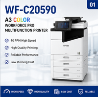 Imprimante multifonction couleur haute vitesse A3, copieur, scanner WF-C20590, machine de bureau à jet d'encre pour entreprises