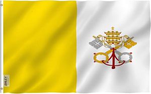 <span class=keywords><strong>Bandera</strong></span> <span class=keywords><strong>del</strong></span> <span class=keywords><strong>Vaticano</strong></span> <span class=keywords><strong>de</strong></span> 3x5 pies - Colores vivos y resistentes a <span class=keywords><strong>la</strong></span> decoloración - Doble costura - Banderas <span class=keywords><strong>del</strong></span> Estado <span class=keywords><strong>de</strong></span> <span class=keywords><strong>la</strong></span> Ciudad <span class=keywords><strong>del</strong></span> <span class=keywords><strong>Vaticano</strong></span> - Product Image 2