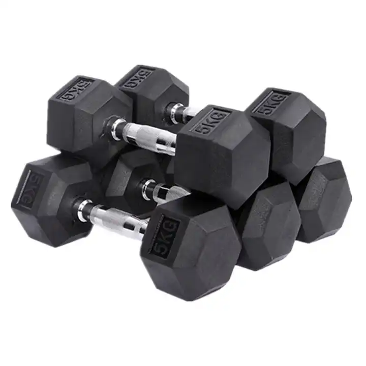 Hot Sale Hex Rubber Coated Gym