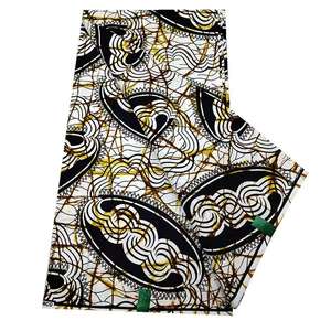 Design unique 100% coton cire tissu vêtement respirant riches motifs batik Texture délicate Dobby pour nappe de literie - Product Image 6