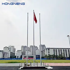 Tiang Bendera listrik baja tahan karat tiang bendera luar ruangan