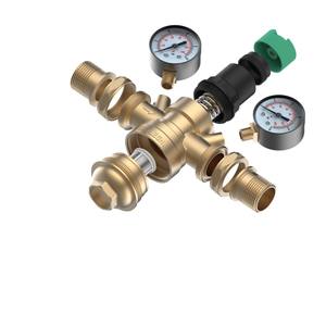 Pré-filtres commerciaux tout en cuivre à haut débit de qualité export pour purificateurs d'eau centraux avec stabilisateur de pression et anti-calcaire - Product Image 2