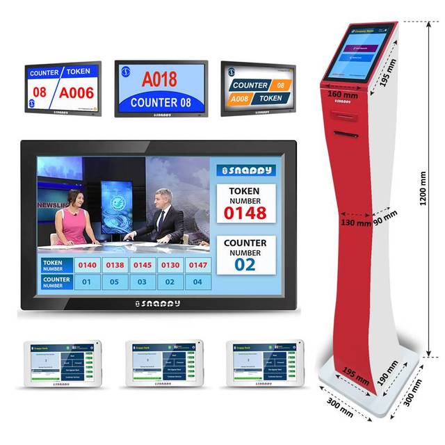 Wireless Queue Calling System Hospital Bank Clinic Restaurant Thermal Printer CE, Rohs 110v/220v User-defined