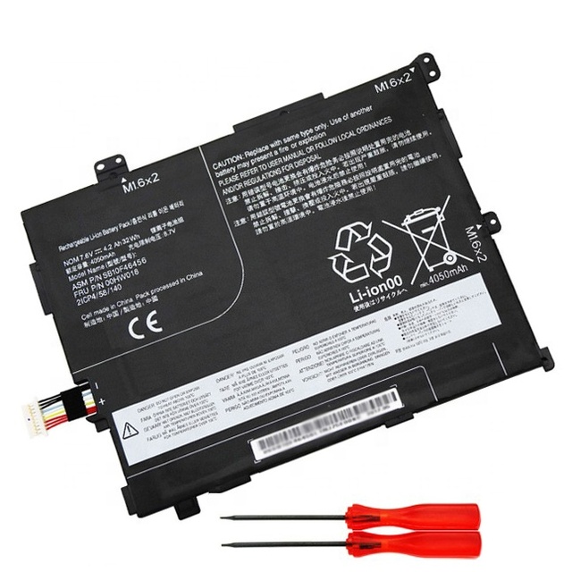 Quality Laptop Battery SB10F46456 00HW018 for Lenovo ThinkPad ThinkPad 10 2nd TP00064B 7.6V 32WH Notebook Battery