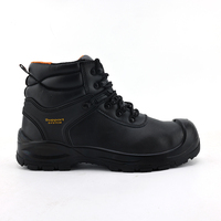 Chaussures de sécurité certifiées S3 Dinggu BSD006, dessus en cuir véritable, semelle extérieure en PU durable, embout en acier anti-écrasement, semelle intermédiaire anti-perforation