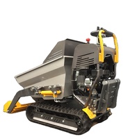 BITSMANN 500kg Mini Gummi ketten kipper Compact Crawler Power Barrow mit Frontlader motor und Motor komponenten zum Verkauf