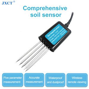 JXCT RS485 4-20mA Sensor de Suelo Agrícola para Agricultor pH NPK Conductividad Temperatura y Humedad 7 en 1 Sensor de Suelo - Product Image 3