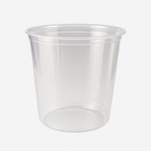 Contenants transparents en PP de 24 oz, paquet de 500, résistants aux fuites, empilables, adaptés au micro-ondes, durables - Product Image 1