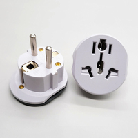 Adaptateur de voyage universel 16A Type-F 2 broches US AU UK vers EU Allemagne, prise de courant CA, convertisseur de prise Euro vers prise européenne
