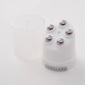 Rouleau applicateur boule de massage plastique cosmétique tube d'emballage vide transparent bouchon à vis spécial