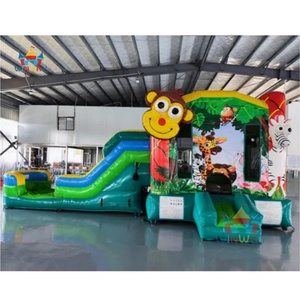 Offre Spéciale : Combo Château Gonflable Extérieur avec Toboggan et Piscine pour la Vente - Product Image 1