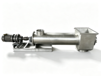ZS 304/316 Rohrförmiger Kleiner Schneckenförderermotor für Mehl, Getreide, Kohlestaub, Vibrationsförderer 60W 110V 1 Jahr Garantie Neu