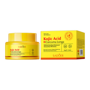 Crema Facial Aclarante <span class=keywords><strong>de</strong></span> Piel con Ácido Kójico, Cúrcuma y Colágeno, 50g, para Todo Tipo <span class=keywords><strong>de</strong></span> Piel - Product Image 2
