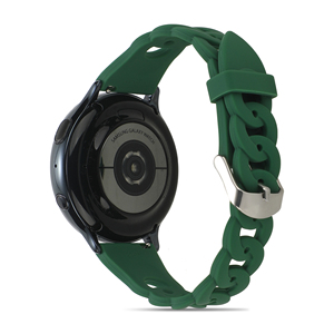 Bracelets en caoutchouc pour montre intelligente en silicone sport d'usine 20mm 22mm pour <span class=keywords><strong>Samsung</strong></span> <span class=keywords><strong>Gear</strong></span> 2 Galaxy Watch 4 <span class=keywords><strong>3</strong></span> Men - Product Image 4