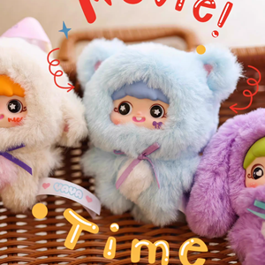 Authentique <span class=keywords><strong>YAYA</strong></span> Pendentif en peluche mignon de personnage de la Reine des Neiges, accessoire de sac pour bébé d'un an et de trois ans, boîte mystère - Product Image 6