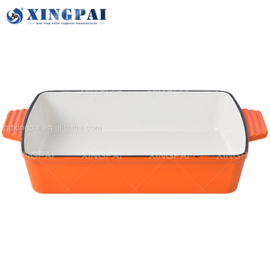 Xingpai Nhiệm Vụ Nặng Nề Đúc Sắt Nồi Nhà Hàng Dày Giữ Nhiệt Cá Rang Xay Hình Chữ Nhật Đúc Sắt Chậu Đồ Nấu Nướng Bộ - Product Image 5