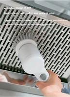 Brosse de nettoyage électrique magique multifonctionnelle pour la vaisselle et la cuisine, antiadhésive, pour la maison et la salle de bain