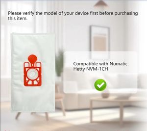 Bolsas de polvo de microfibra para aspiradora <span class=keywords><strong>Henry</strong></span> Numatic Hetty Basil <span class=keywords><strong>James</strong></span> - Product Image 4