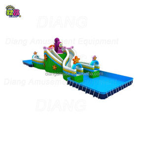 Parc aquatique gonflable commercial intérieur de haute qualité pour <span class=keywords><strong>Aqua</strong></span> Big Slide <span class=keywords><strong>Jungle</strong></span> Blast personnalisable pour un usage domestique - Product Image 6