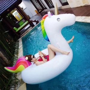 ของเล่นเป่าลมรูปยูนิคอร์นคุณภาพสูงสำหรับสระว่ายน้ำและแม่น้ำ ผลิตจากวัสดุ PVC ยี่ห้อ Tiger - Product Image 2