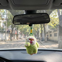 Porte-clés en peluche singe Kawaii, pendentif gorille singe de dessin animé mignon, animal en peluche doux, mini breloque de sac à dos, jouet singe coloré
