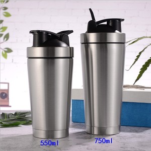 750ml Customized Double Wall Keep Warm Cold Gym Stainless Steel Shaker <b>Cup</b> Bottle - Product Image 2