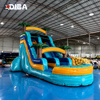 Parc aquatique gonflable commercial pour adultes, toboggans aquatiques gonflables pour enfants de tous âges, événements de jeux