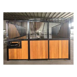 Écurie de cheval de style européen luxueux 4x4m les écuries de cheval de cadre en acier adaptées aux besoins du client facilitent le soin de cheval - Product Image 5