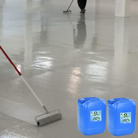 Résine époxy avec revêtement liquide coloré, peinture auto-nivelante pour sols, revêtement de sol en ciment résistant à l'usure pour intérieur/extérieur, pur naturel