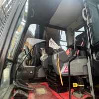 Mini-excavatrice sur pneus 330D d'occasion 2022, 30 tonnes, châssis renforcé, résistante à la poussière et au sable, moteur hydraulique PLC haute performance