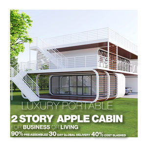 Chine <span class=keywords><strong>Maison</strong></span> préfabriquée de luxe portable de 40 pieds Petite <span class=keywords><strong>maison</strong></span> modulaire de 4 chambres pour les affaires ou la vie <span class=keywords><strong>Maison</strong></span> <span class=keywords><strong>en</strong></span> conteneur Cabine Apple - Product Image 1