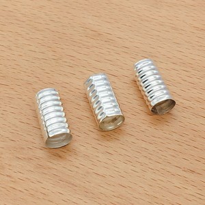Anillo para el Cabello con Diseño de Rastas, 8x15mm, Metal Plateado en Oro y Plata, Accesorios de Joyería DIY - Product Image 2