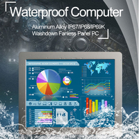 15 pulgadas IP67 todo en uno PC industrial a prueba de agua Panel inoxidable resistente Computadora táctil industrial PC a prueba de agua