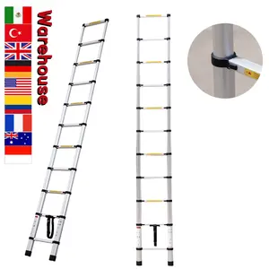 20ft short single straight foldable aluminium telescopic climbing steps ladder