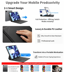 Clavier magique de haute qualité en gros, OEM ODM, pour iPad Pro 12,9 pouces 6e/5e/4e/3e génération, vue ininterrompue, Laudtec - Product Image 5