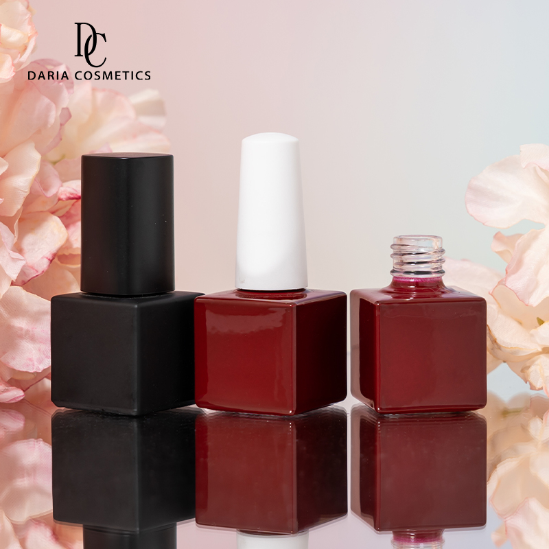 empty fingernail polish red