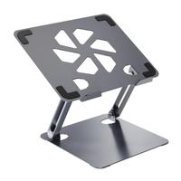 Support pour ordinateur portable Zeno pour ordinateur portable de 16 pouces, réglable en hauteur, en acier laminé à froid, pour bureau