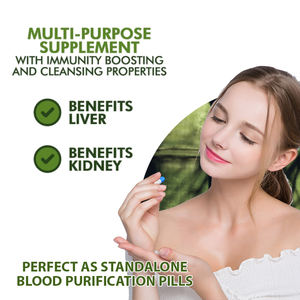 Capsules sales de purificateur de sang en gros OEM pour le nettoyage interne et la désintoxication Type de supplément à base de plantes - Product Image 4