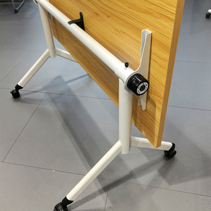 Mesa de Conferencia Modular de Madera Extensible y Plegable Ajustable - Muebles de Oficina Modernos para Uso Comercial, Escuelas y Hospitales - Product Image 4