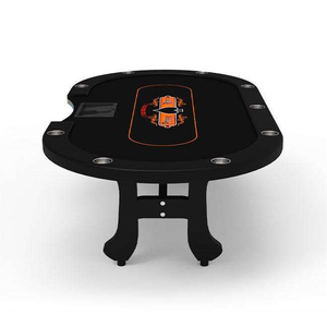 Tables de jeu rondes personnalisables pour 6/8 joueurs, table de <span class=keywords><strong>poker</strong></span> 240, table de <span class=keywords><strong>poker</strong></span> à LED pour jouer à la maison - Product Image 3