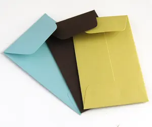 أظرف ورقية صغيرة ملونة مخصصة رخيصة الثمن أظرف وبطاقات فارغة لصناعة البطاقات