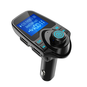 Agetunr T11 bluetooth không dây FM modulator kép USB + SD thẻ + AUX cổng Bluetooth xe FM Đài phát thanh MP3 âm nhạc máy nghe nhạc xe FM Transmitter - Product Image 1