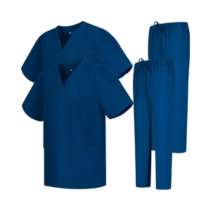 MISEMIYA Unisex Medical scrub confezione da 2 pezzi pantaloni sanitari Casaca da 2 6801 6802 per uniformi maschili e femminili di alta qualità - Product Image 1