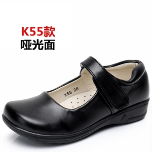 Zapatos para Niñas, Color Negro Puro, para Niñas Pequeñas y Grandes, para la Escuela Primaria, para Actuaciones, Etiqueta, Primavera y Otoño, Zapatos de Princesa - Product Image 4