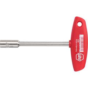 WIHA - 01005 Tourne-écrou avec poignée en T Carré nickelé-EAN 4010995010058 ALLEN KEYS BENT ALLEN KEYS (METRIC) - Product Image 1