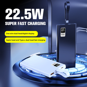 Ultra sottile 22.5W 10000mAh Power Bank ricarica rapida caricabatterie portatile con batteria esterna per telefoni cellulari Ultra sottile PowerBank - Product Image 3