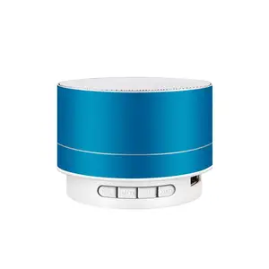 Mini Altavoz Bluetooth portátil inalámbrico, luz Led 2022 pequeña, multicolor, al por mayor
